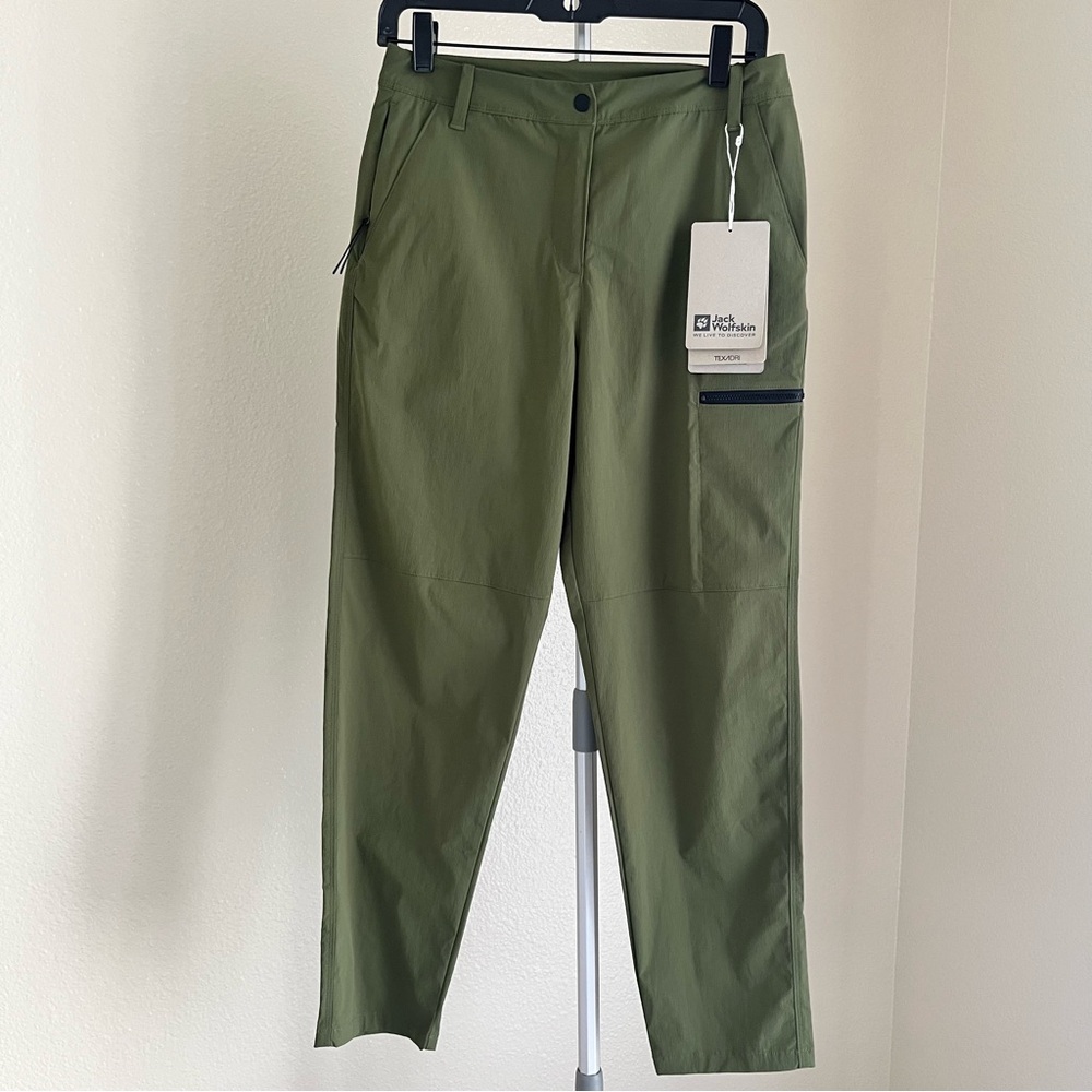 Jack Wolfskin Women’s Wander Thirst Hiking Pants Greenwood Size XS NWT
